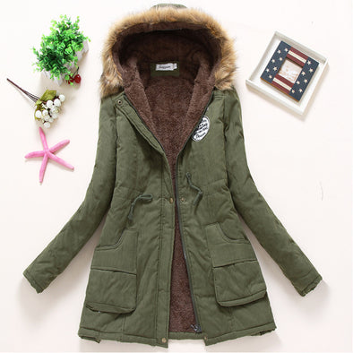 Hooded Warm Cotton Coat