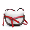 Genuine Leather Bow Shoulder Bag